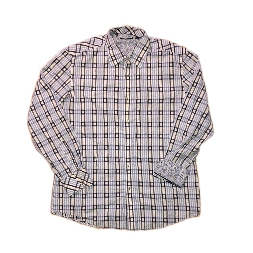Zagiri Men’s Long Sleeve Button Down Shirt, size Large